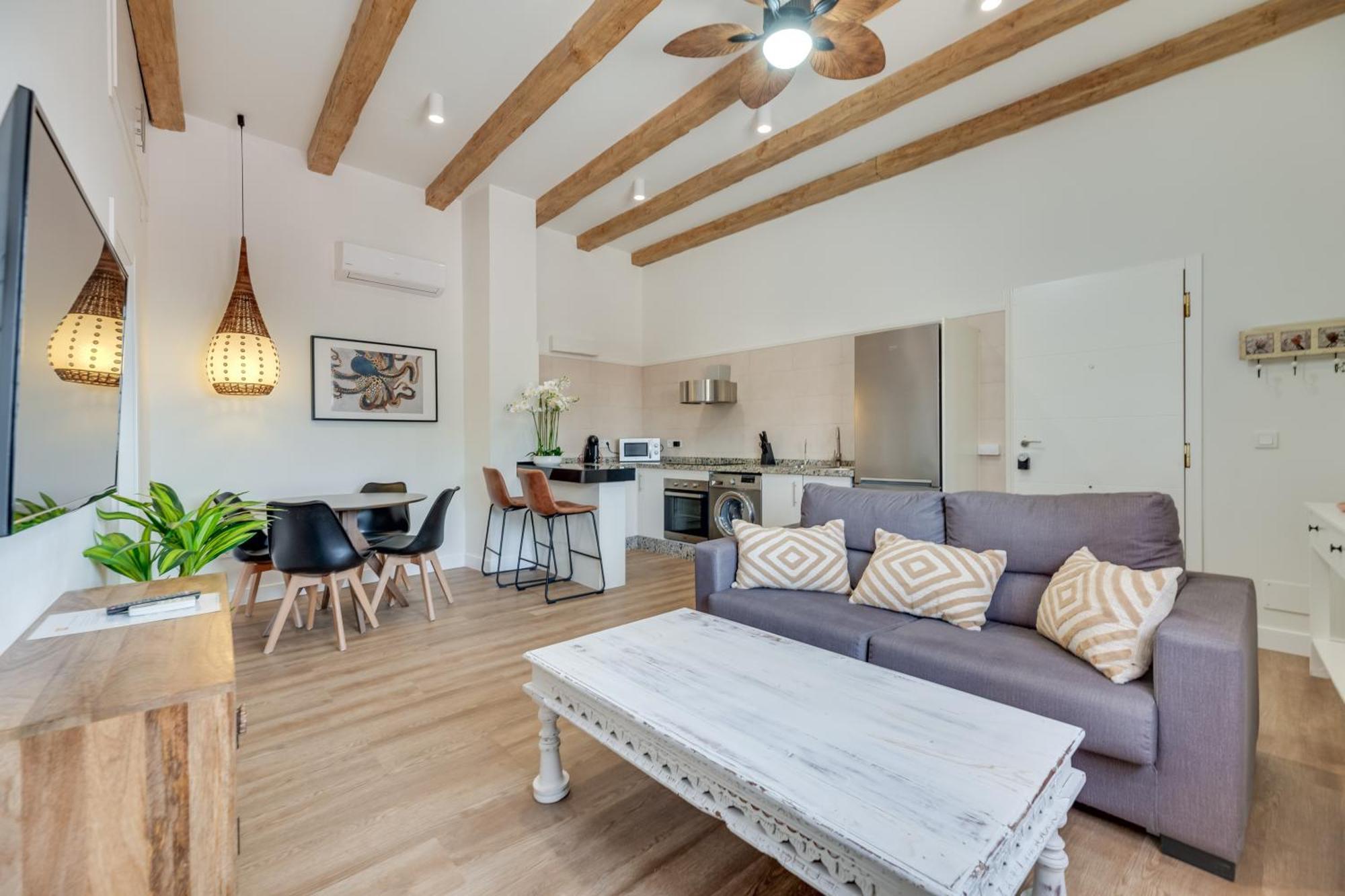 דירות מאלגה Sea View With Shared Terrace מראה חיצוני תמונה