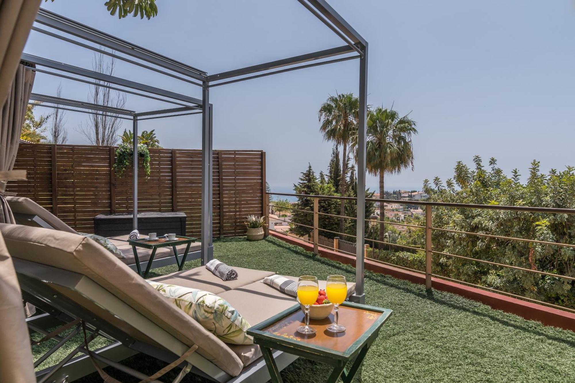 דירות מאלגה Sea View With Shared Terrace מראה חיצוני תמונה